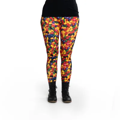 Produktbild von cosey - bedruckte bunte Leggins (Einheitsgröße) - Design Sweets