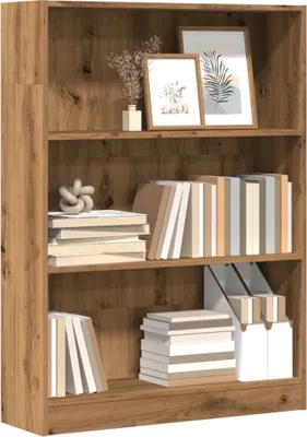 Image de Maison Exclusive - Bibliothèque Chêne Artisan 80x24x109 cm Matériau dérivé du bois
