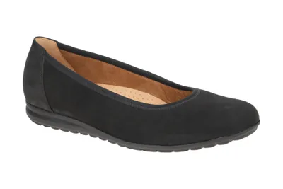 Produktbild von Gabor 72.620 Ballerinas - Damen Halbschuhe - Slipper schwarz Freizeit NEU