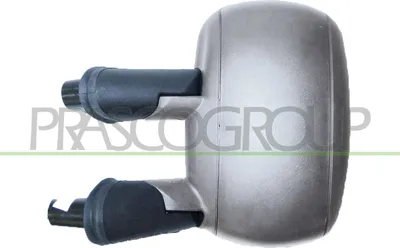 Produktbild von PRASCO FT9087124 Außenspiegel Seitenspiegel Links für FIAT Doblo Cargo (223) Konvex Grundiert Manuell