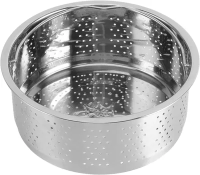 Imagen del producto de Vaporera de acero inoxidable con asa, de 13,8 cm, para arroceras