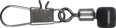 Productafbeelding van DAIWA NZon veiligheidshaak, feeder-kogelveer, staalgrijs, met karabijnhaak, 6 stuks, 13310-010