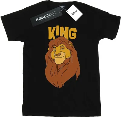 Produktbild von Disney - "The Lion King Mufasa King" T-Shirt für Herren BI32664 (S) (Schwarz)