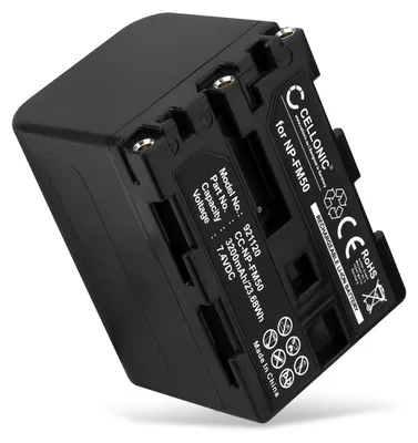Produktbild von CELLONIC 1x Akku für Kamera Kompatibel mit Sony CCD-TRV106, CCD-TRV107, CCD-TRV108, NP-FM30 - (3200mAh, 7.4V)