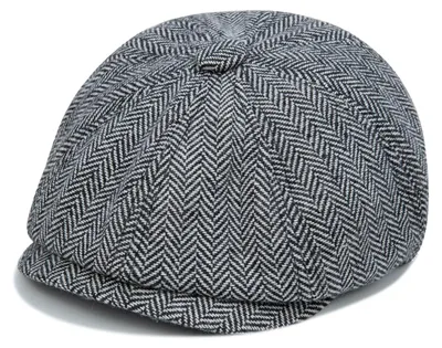 Produktbild von Foruhoo Baby Kinder Schiebermütze Tweed, Jungen Mütze Flat Cap Newsboy Gatsby Ka