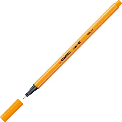 Obrázok produktu pre Fineliner - STABILO point 88 - jednoduché pero - oranžová