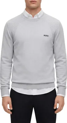 Produktbild von Boss Green Pullover grau einfarbig