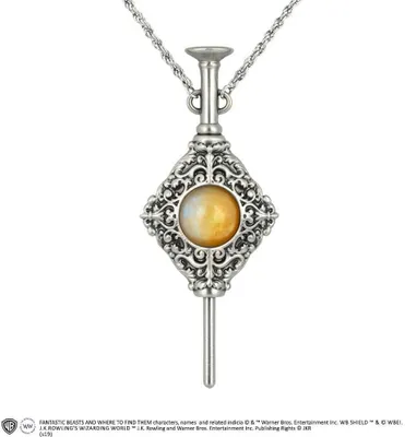 Produktbild von Noble Collection Gellert Grindelwald Halsschmuck 7 Cm Silber Silber One Size