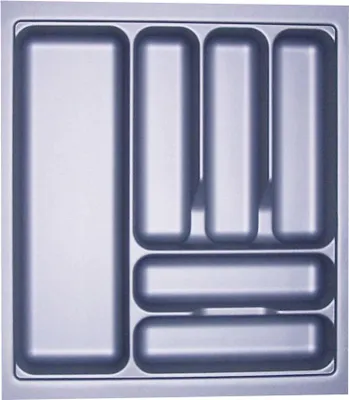 Produktbild von ORGA-BOX I Besteckeinsatz grau 417 x 474 mm für 50 cm Schrankbreite