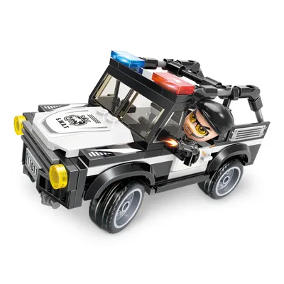Produktbild von Qman Mine City Polizei W11011-1 Polizeiwagen
