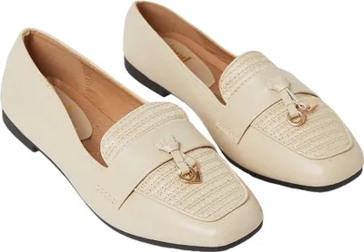 Produktbild von Good For The Sole - Damen Halbschuhe "Lola", Quaste DP5749 (41 EU) (Beige)