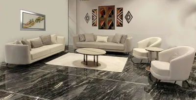 Produktbild von Luxus Sofagarnitur 3+3+1+1 Sitzer Set Design Sofa Polster Couchen Modern 4tlg