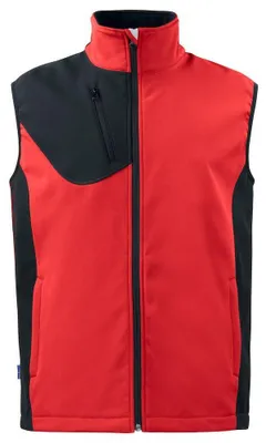 Immagine prodotto di Projob - Gilet da uomo, softshell ET421 (taglia XXL), colore rosso