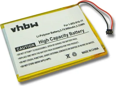Produktbild von vhbw Akku kompatibel mit Sony Portable Reader PRS-650BC, PRS-650RC, PRS-650, PRS-350SC, PRS-350 eBook Reader (900 mAh, 3,7 V, Li-Polymer)