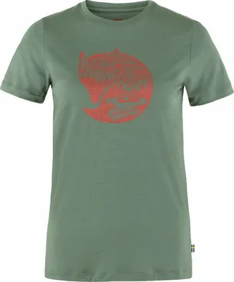 Zdjęcie produktu dla Fjällräven Abisko Wool Fox SS Ladies Patina Green-Terracotta Brown S