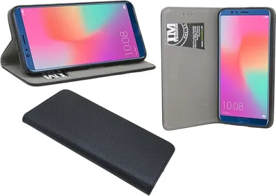 Productafbeelding van Elegante beschermhoes voor de Honor View 10, type fliptas, zwart. Beschermt uw smartphone