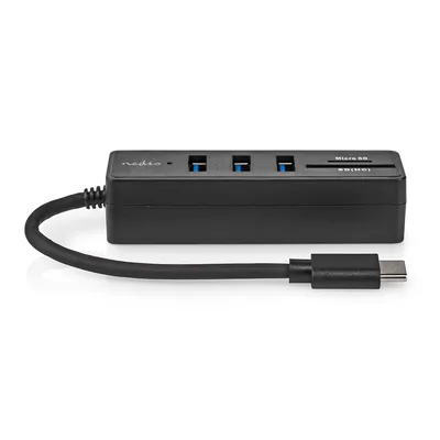 Obrázek produktu pro Nedis CCGB64250BK01, Kabel, USB typu C, Černá, MicroSD (TransFlash), SD, 5 Gbit/s, DC