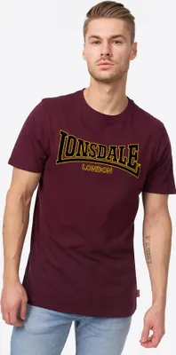 Image de T-shirt homme coupe slim CLASSIC Oxblood L Lonsdale