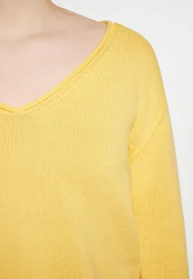 Image de Pull pour femme Speedlight - Jaune, taille XS
