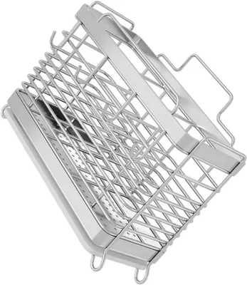 Produktbild von Wand- und tischmontierbarer Küchenutensilienhalter aus Edelstahl mit Abtropffunktion und Haken für Essstäbchen und Besteck, platzsparendes Design