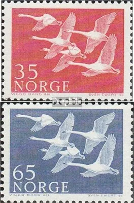 Produktbild von Briefmarken Norwegen 1956 Mi 406-407 (kompl.Ausg.) postfrisch Tag des Nordens