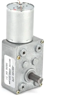 Produktbild von Schneckengetriebemotor JSX100370, selbsthemmend, 12 V Gleichstrom, 62 U/min, Drehzahlreduzierung, elektrischer Getriebemotor