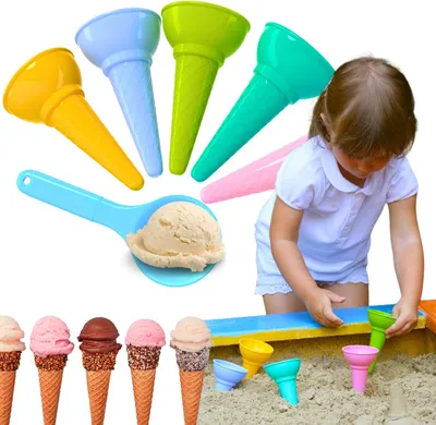 Produktbild von Eistüten für Sandformen Löffel Eisdiele Sommer für Kinder 6221