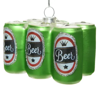 Productafbeelding van Ornament glas l6b9h8 cm groen Decoris