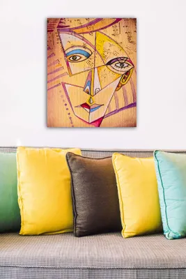 Imagen del producto de Wallity, 1538921432 - TCR1801, Pinturas sobre lienzo, 50 x 70 cm, 100% lienzo