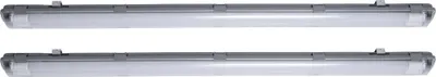 Produktbild von 2x LED Wannenleuchten, 4000 Lumen, Kaltweiß, L 157,6 cm