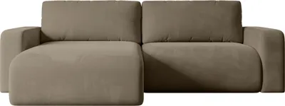 Produktbild von ALTDECOR Ecksofa mit Schlaffunktion und Bettkasten Corner Sofa Eckcouch Couch L-Form universal, links/rechts Schlafcouch Ausziehbar Wohnlandschaft Schlafsofa KLEEA-L - 247x143x83cm Braun
