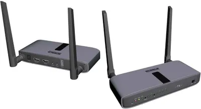 Produktbild von SpeaKa Professional SP-HWE-800 HDMI-Funkübertragung (Set) 150 m 5 GHz 1920 x 1080 Pixel Sichere Funkübertragung, durchg