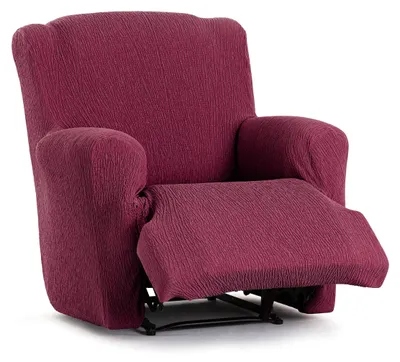 Sofaüberwurf 1-Sitzer Lycra Rot 8 elastisch