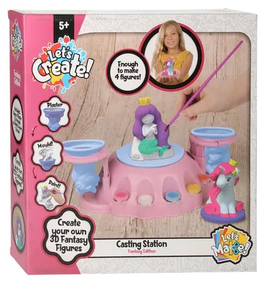 Produktbild von Sambro Gießen und Malen Spielstation Meerjungfrau Einhorn Kreativspielzeug