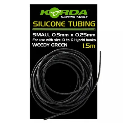 Obrázok produktu pre Silikónová rúrka Korda 0,5 mm zelená 1,5 m