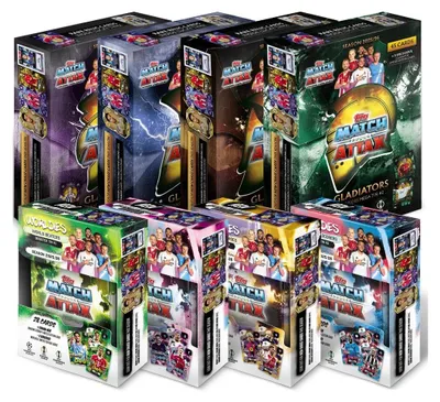 Produktbild von Topps - Match Attax Champions League 2025/26 - Trading Cards - Alle 4 Mega Tin Boxen + 4 Mini Tin Boxen