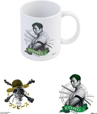Image de Erik - Kubek Roronoa Zoro 350ml One Piece, Oficjalny Produkt Premium