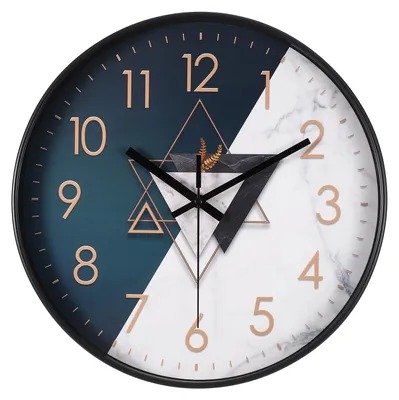 Image de Horloge murale moderne de 30,5 cm avec mécanisme silencieux