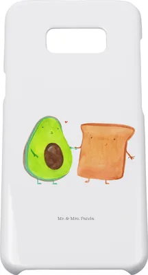 Produktbild von Mr. & Mrs. Panda Samsung Galaxy S8 plus Handyhülle  Avocado Toast - Weiß - Geschenk, Toastbrot, Hochzeit, Hülle, Jahrestag, Cover, Handycover, Handy, Liebe