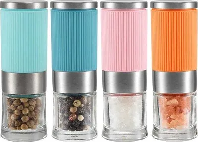 Productafbeelding van Famanu Mini Kruidenmolenset, 4-delig - Klein en verstelbaar