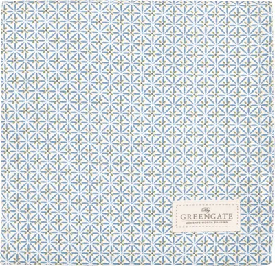 Produktbild von Greengate Stoffserviette Britt Pale Blue (40x40cm)