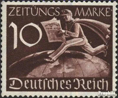 Produktbild von Briefmarken Deutsches Reich 1939 Mi Z739 postfrisch Zeitungsmarken