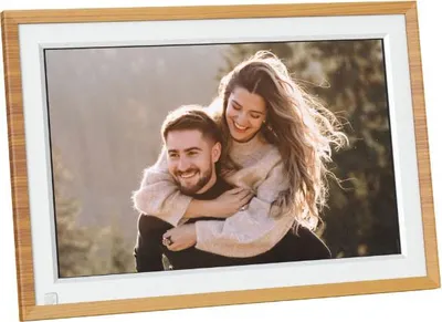 Image de AGFAPHOTO Photoframe 10'' Wifi and Touch Screen (FRAMEO) couleur Bois