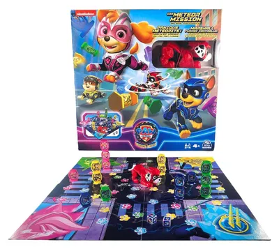 Zdjęcie produktu dla Spin Master Paw Patrol The Movie: Gra planszowa Mission Impawsible (6067834)