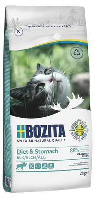 Obrázok produktu pre Bozita Cat Diet & Stomach Grain free s losom 2 kg