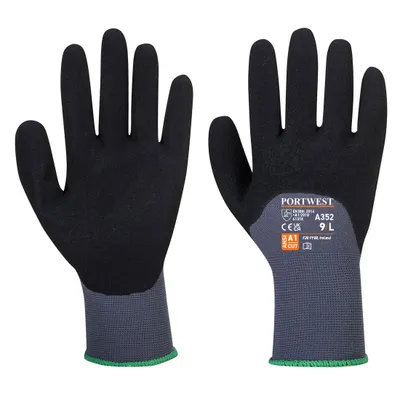 Produktbild von Portwest A352 Dermiflex Ultra Handschuh Grey/Black Gr. S