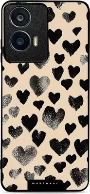 Produktbild von Handyhülle für Motorola Moto G24, Mobiwear Glossy Case, Beige Liebe