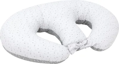 Produktbild von Bellochi Stillkissen Zwillinge mit Bezug - aus 100% Baumwolle -   - Baby Lagerungskissen - Kuschelkissen - Multifunktionale Zwillingsstillkissen Positionierung (Polaris)