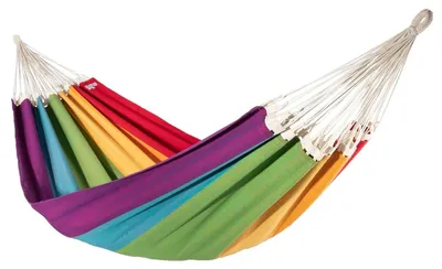 Produktbild von Doppel Hängematte XL Tuchhängematte Beleza rainbow Hängemattenglück