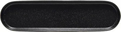 Produktbild von COSTA NOVA Notos Teller flach, oval, latitude black, Länge: 354 mm